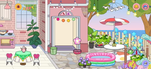 米加小镇粉色公寓游戏截图2
