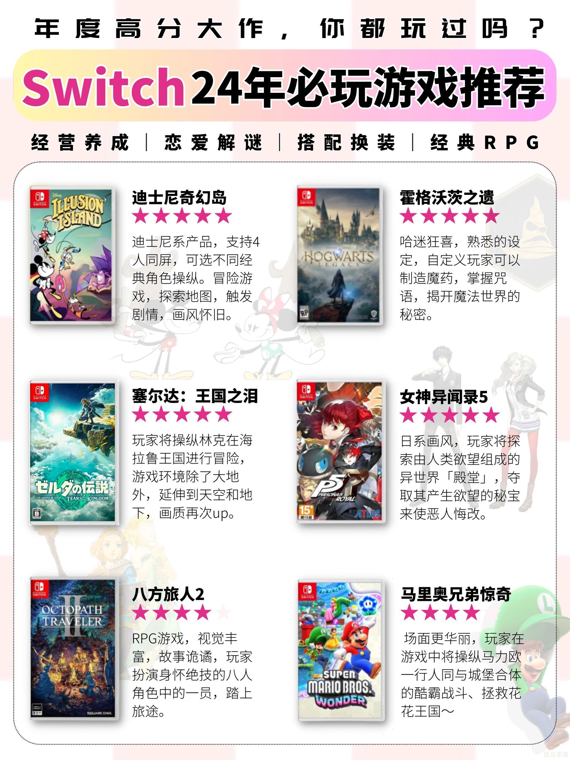 2024年最佳游戏推荐：热门游戏盘点与玩家必玩清单