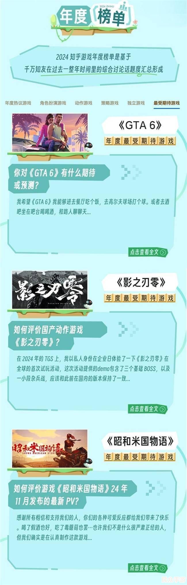 2024年最值得期待的游戏大作盘点与评测