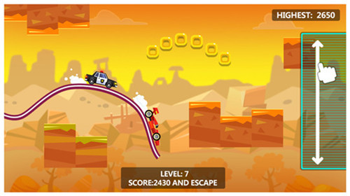 天天飞车大战小游戏截图0