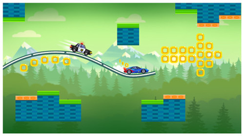 天天飞车大战小游戏截图1