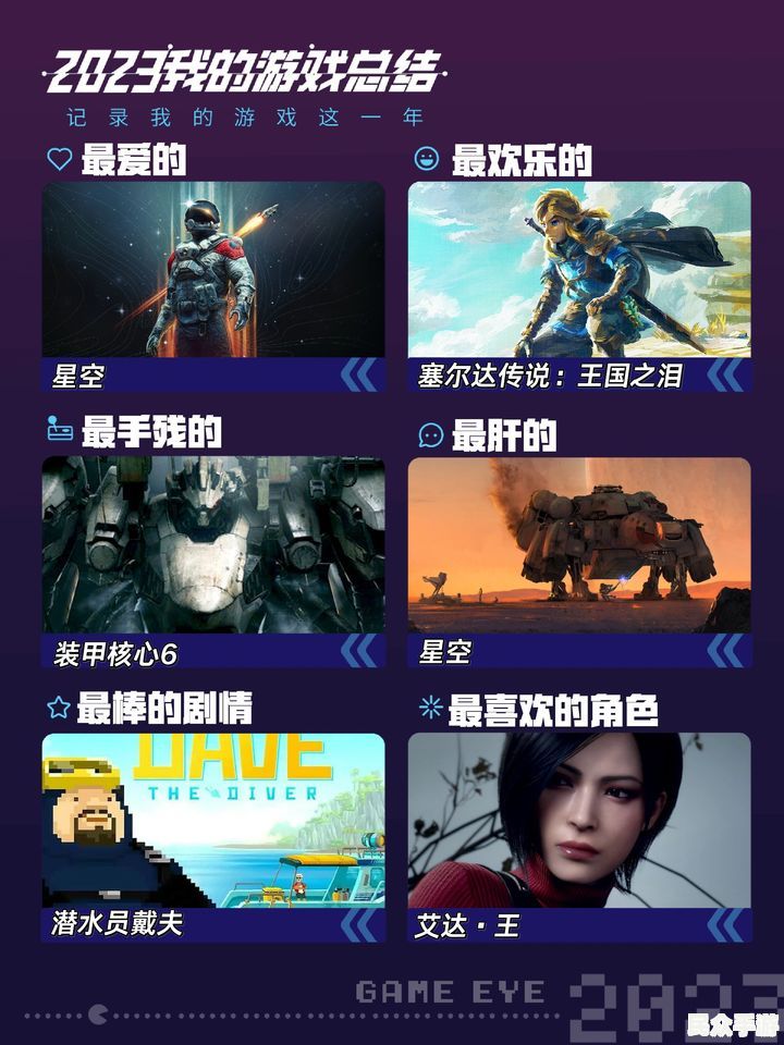 2023年最佳游戏推荐：从独立游戏到3A大作全解析