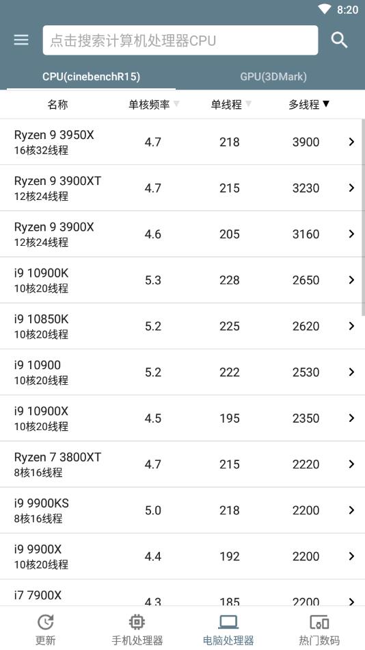 手机性能排行榜5.0.4截图3