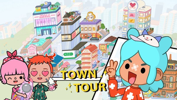托卡世界三丽鸥小镇游戏截图1