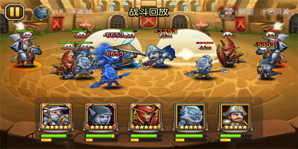 自动战斗的卡牌游戏