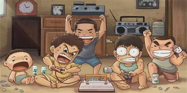 小时候玩的小霸王游戏