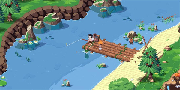 像素风的钓鱼游戏