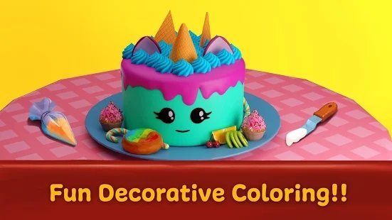 独角兽女孩制作蛋糕截图1