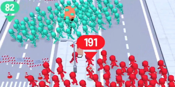 人越跑越多的游戏