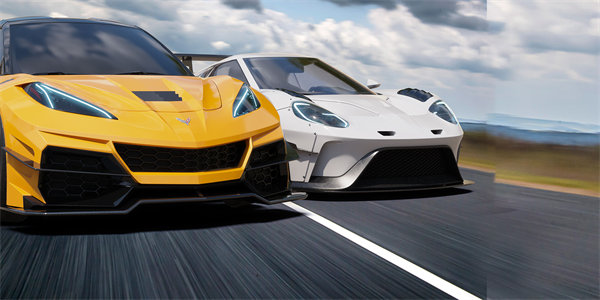 超大地图的赛车游戏