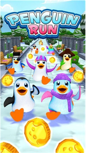企鹅跑酷游戏截图0