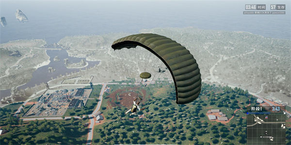 落地捡装备吃鸡的游戏