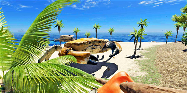 在一个小岛生存的游戏