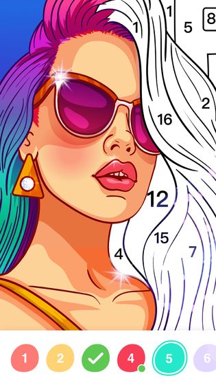 艺术数字填色书截图0