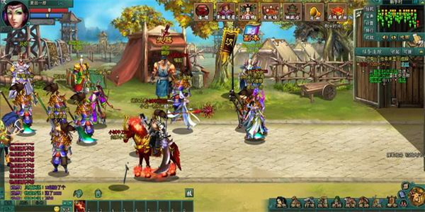 横版三国战斗游戏