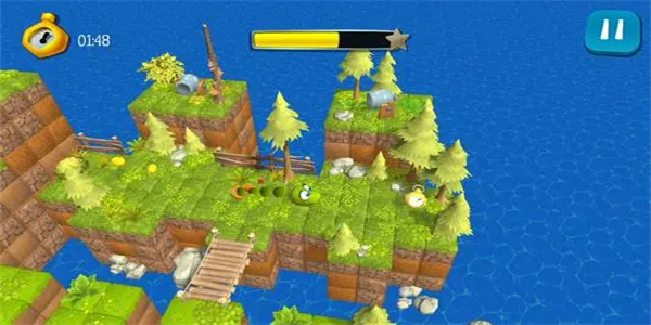 在3D场景下开始冒险闯关的游戏