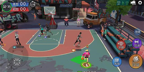 能够进行篮球比赛的游戏