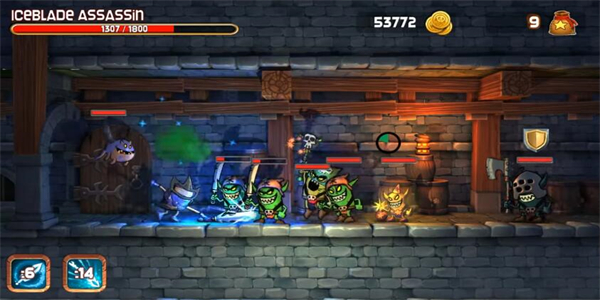 在地牢之中开始冒险闯关的游戏