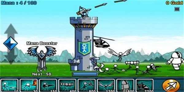 拥有卡通风格的塔防游戏